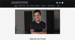 Desktop Screenshot of alejandrodepinedo.com